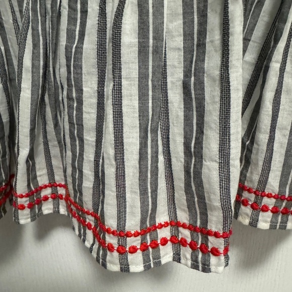 Kate Spade Broome Street Embroidered Top Size Medium - Picture 8 of 9